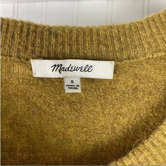{SOLD} MADEWELL Button Sleeve Pullover Sweater Small - Picture 3 of 6